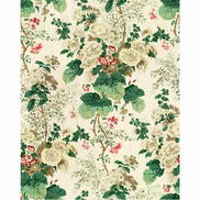 Lee Jofa Hollyhock Hdb White/Brown Fabric
